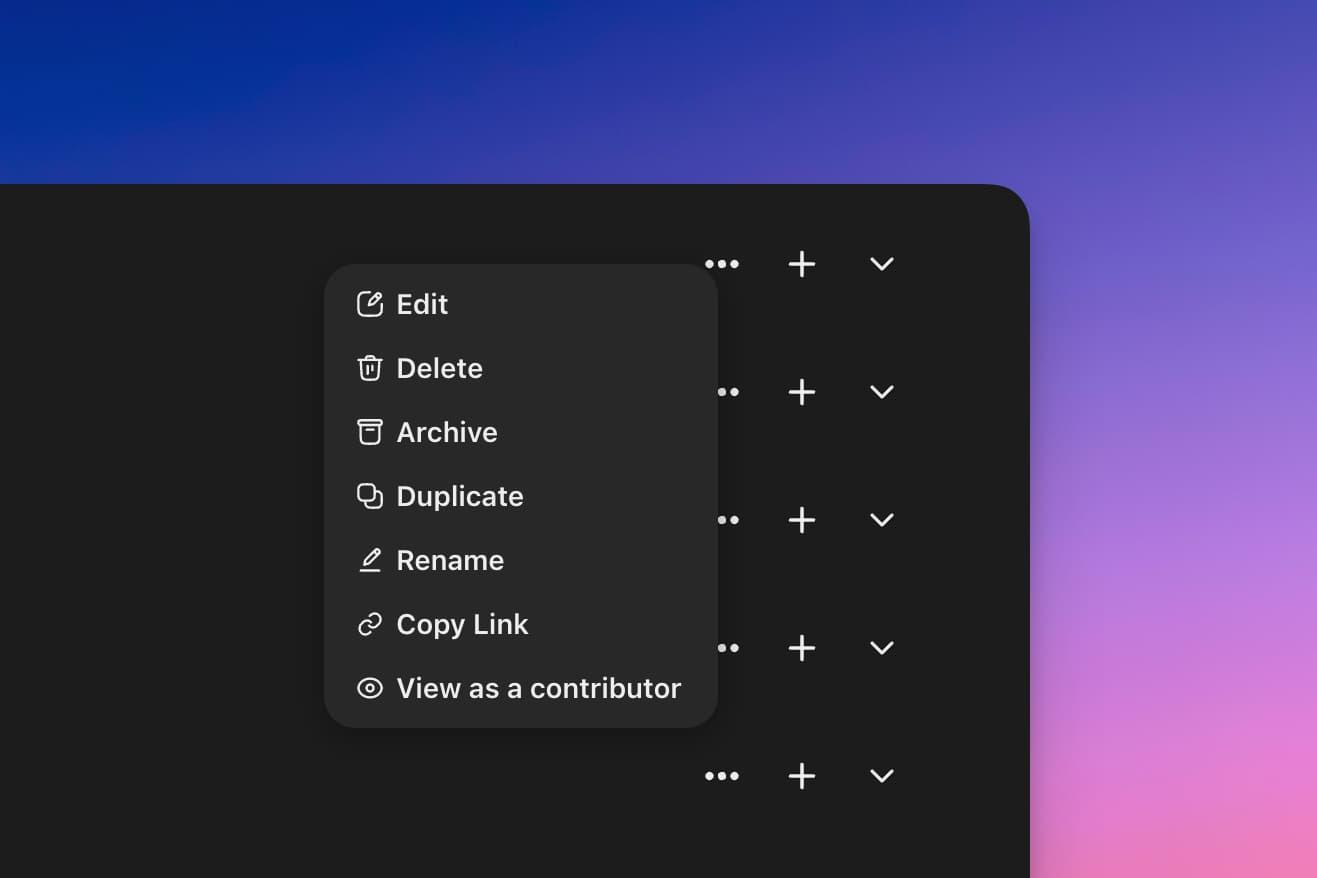 Edit modules